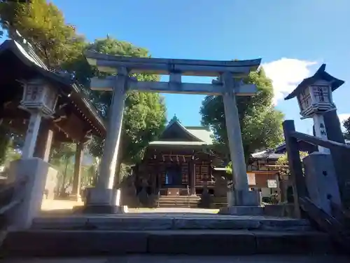 西向天神社の鳥居