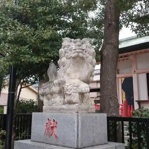 上平井天祖神社の狛犬