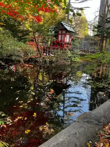白石神社の庭園
