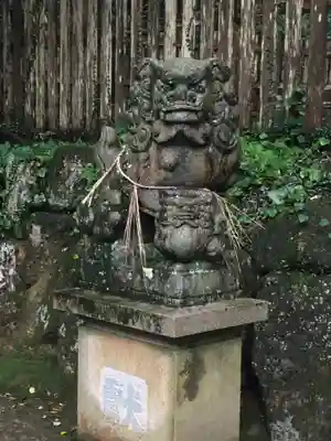 阿射加神社の狛犬