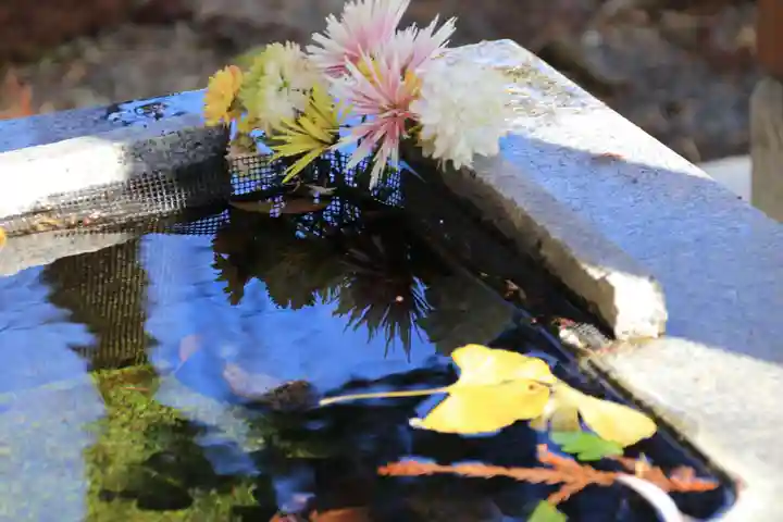 高司神社〜むすびの神の鎮まる社〜の手水舎