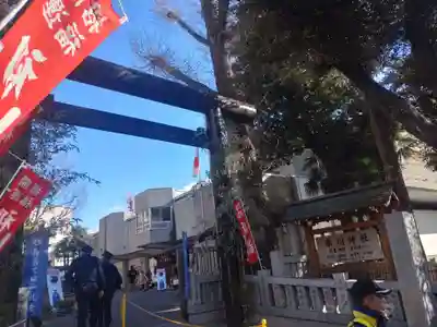 高円寺氷川神社の鳥居