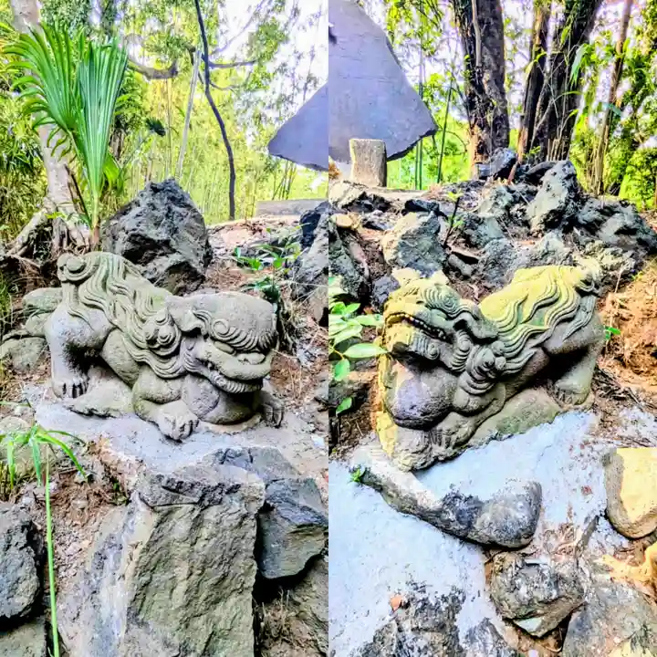 七百餘所神社 の狛犬