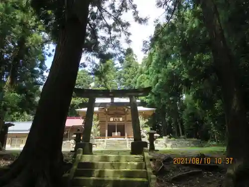 大雷神社の鳥居