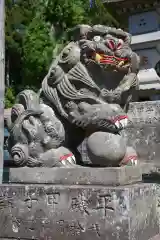 中之嶽神社の狛犬