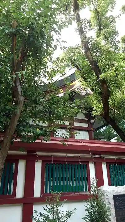 開口神社の本殿・本堂