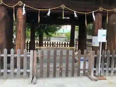 伴林氏神社の手水舎