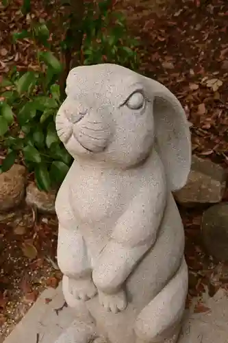 大山神社（自転車神社・耳明神社）の像