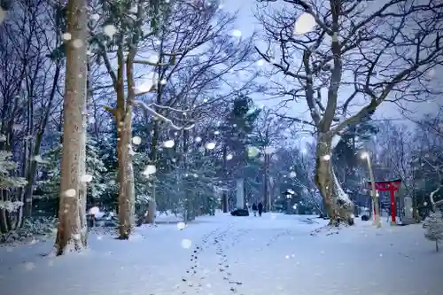 鷹栖神社の景色