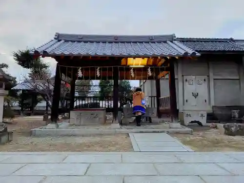 西條神社の手水舎