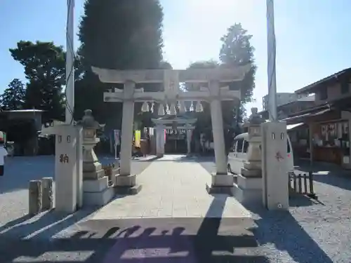 川越八幡宮の鳥居