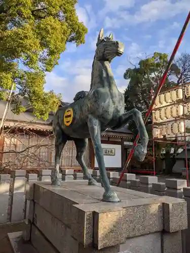 射楯兵主神社の狛犬