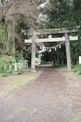 楡山神社の鳥居