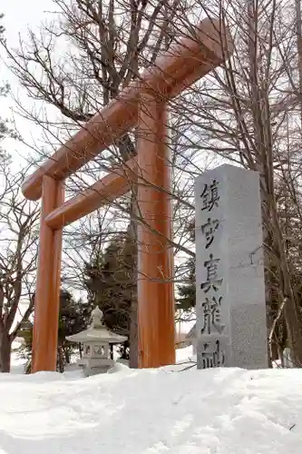 真龍神社の鳥居