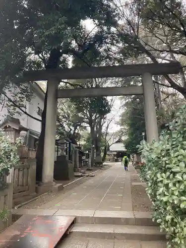 ときわ台天祖神社の鳥居