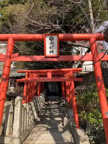 篠原嚴島神社の鳥居