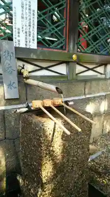 御香宮神社の手水舎