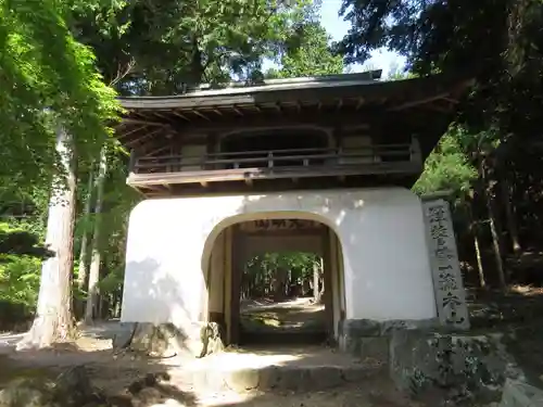古知谷阿弥陀寺の山門・神門