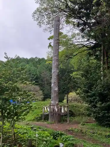 諏訪大社上社前宮の自然