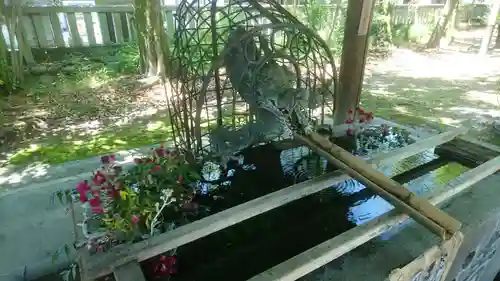 若宮神明社の手水舎
