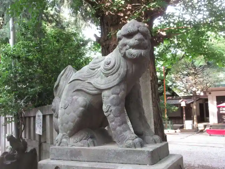 駒込天祖神社の狛犬