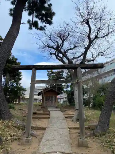 大六天神社の鳥居