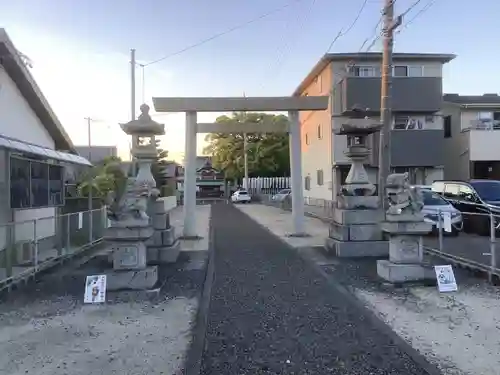 天満宮（常普請出世天満宮）の鳥居