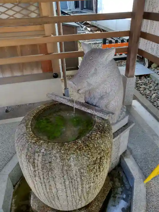 護王神社の手水舎