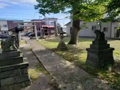 白山神社の狛犬