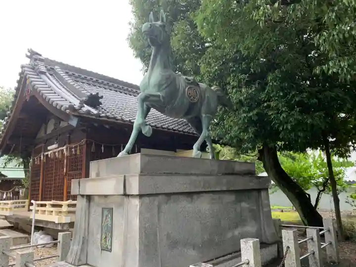 島田神社の狛犬