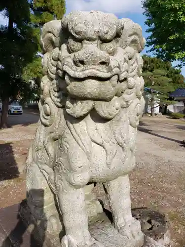 中野神社の狛犬