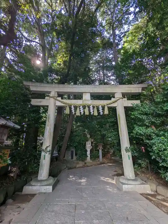 駒木諏訪神社の鳥居