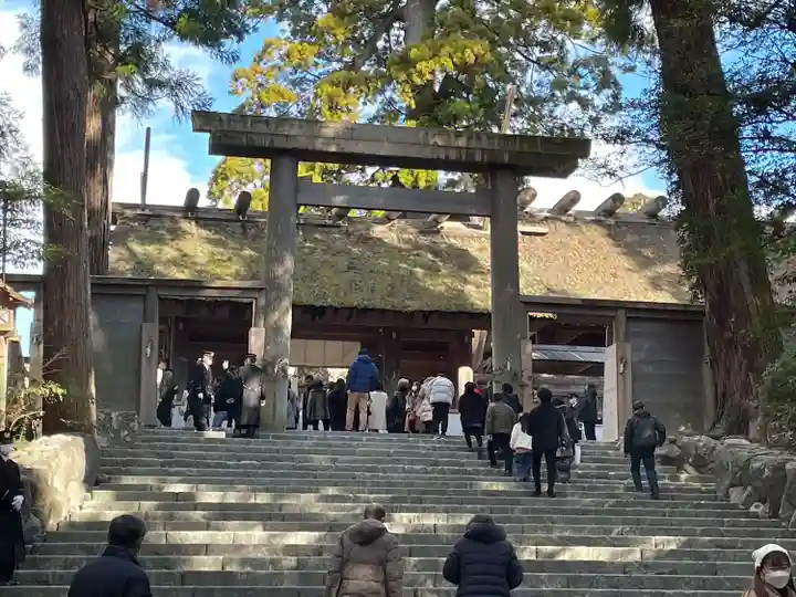 伊勢神宮内宮(皇大神宮)の鳥居