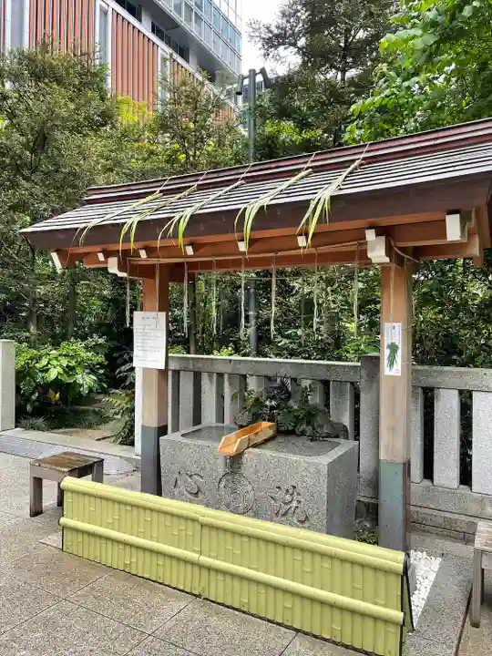 福徳神社(芽吹稲荷)の手水舎