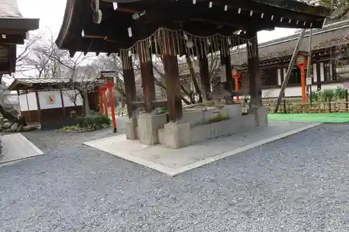 平野神社の手水舎