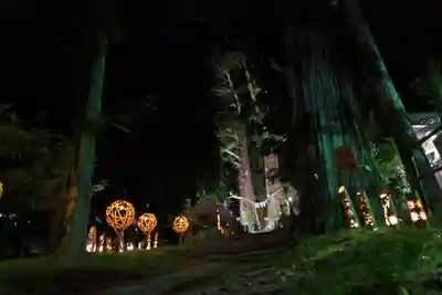 夏井諏訪神社の景色