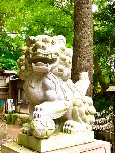 胎安神社の狛犬