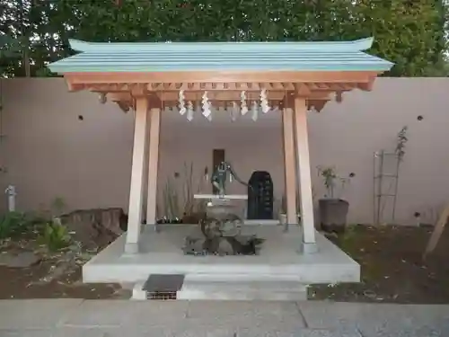 下神明天祖神社の手水舎