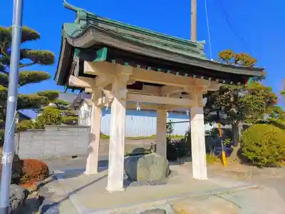貝津神社の手水舎
