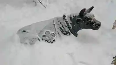 旭川天満宮の像