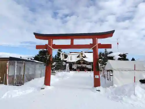 美瑛神社の鳥居