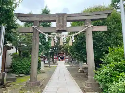 薭田神社の鳥居