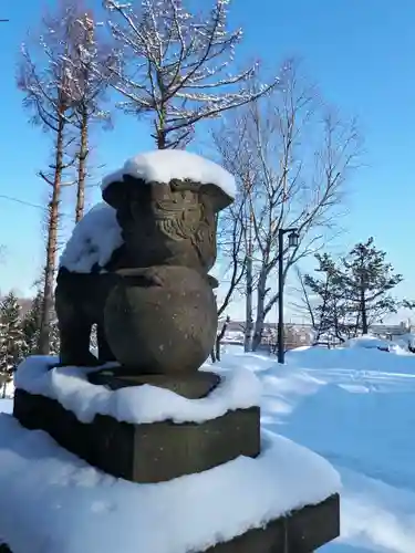 上野幌神社の狛犬