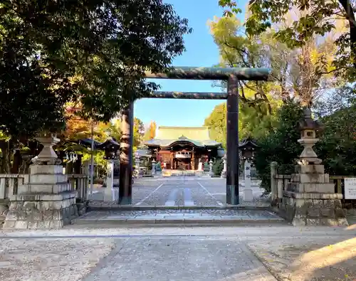 溝旗神社（肇國神社）の鳥居