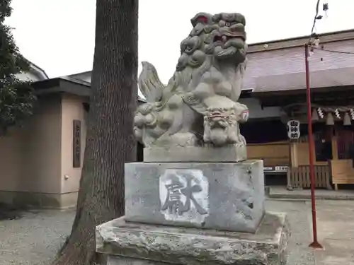 相模原氷川神社の狛犬