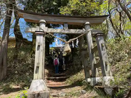 八溝嶺神社の鳥居