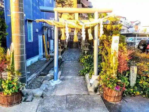 宗像神社（仲新田宗像神社）の鳥居