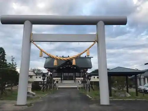 鵡川神社の鳥居