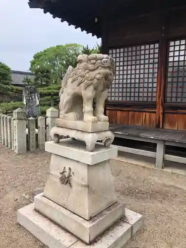 尾上神社の狛犬