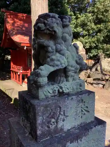 八幡社の狛犬